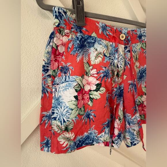 NWT Tommy Bahama Manta Ray Palmbray 5” Linen Shorts size XS - Picture 4 of 11